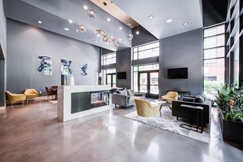 Clubroom with tv